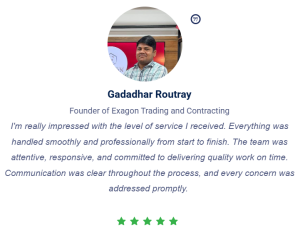 Gadadhar Routray Testimonial - Professional Services